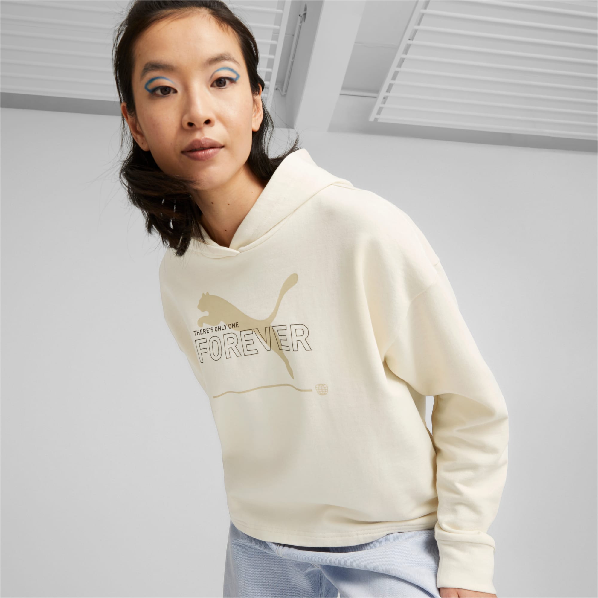 Puma pullover hoodie top women's
